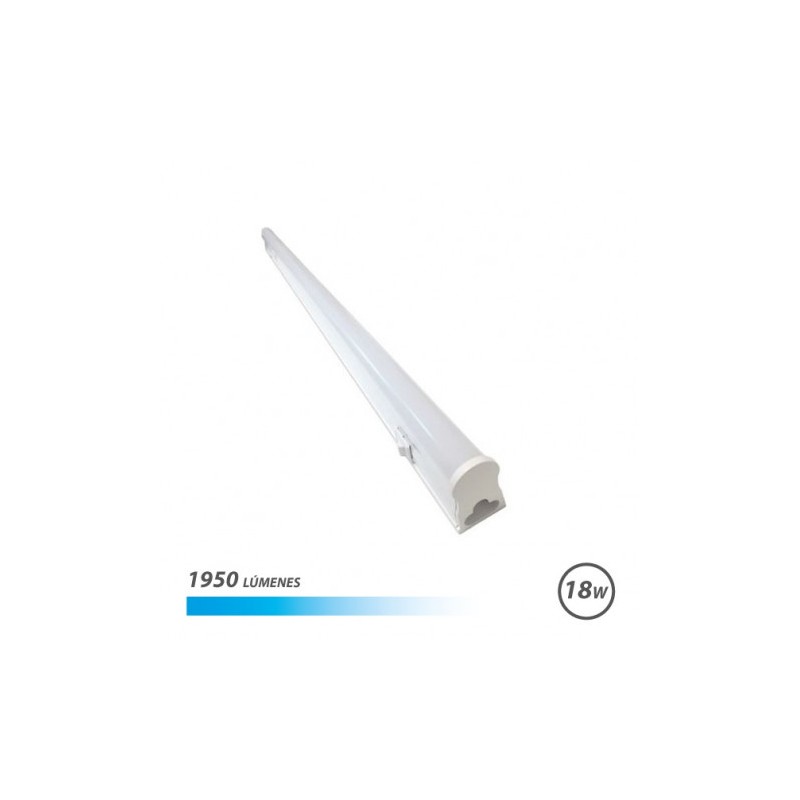 TUBO LED T5 18W 1950LM 120CM LUZ FRIA CON INTERRUPTOR ELBAT