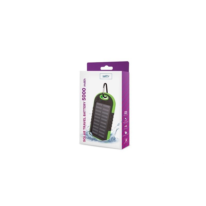 POWERBANK SOLAR 5000MAH CON...