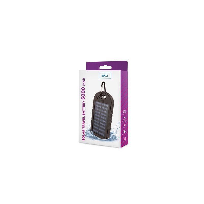 POWERBANK SOLAR 5000MAH CON...
