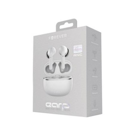 AURICULARES TWS CON CANCELACION DE RUIDO TWE-210 BLANCOS FOREVER