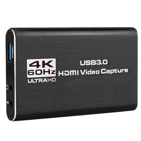 CAPTURADORA DE VIDEO HDMI 4K A USB 3.0