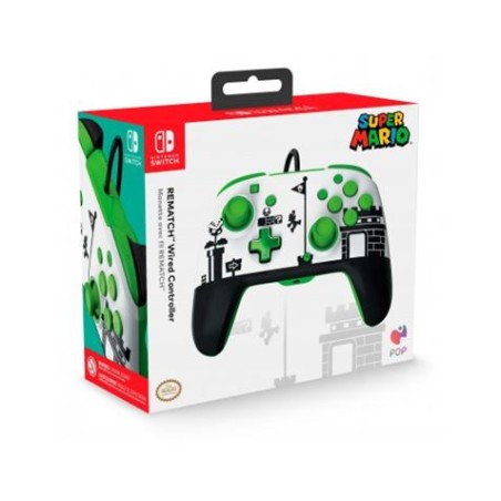 MANDO GAMEPAD REMATCH WIRED NINTENDO SWITCH MARIO RETRO PDP