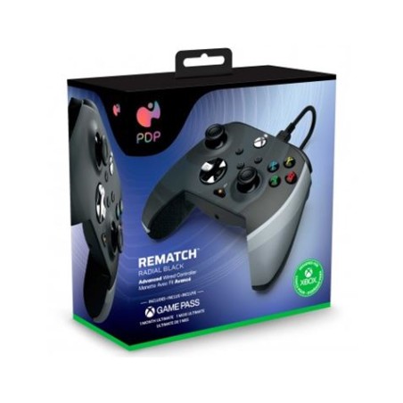 MANDO GAMEPAD PC/XBOX REMATCH WIRED BLACK PDP