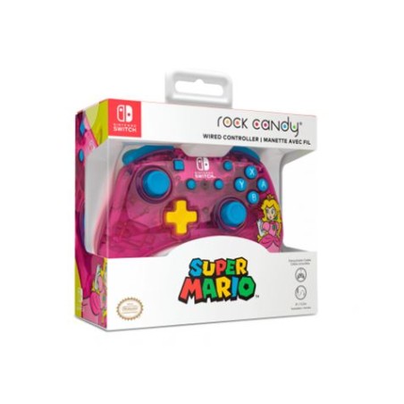 MANDO GAMEPAD ROCK CANDY NINTENDO SWITCH PEACH PDP