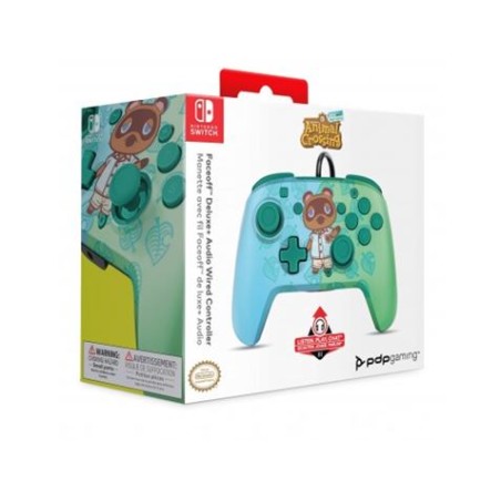 MANDO GAMEPAD FACEOFF DELUXE ANIMAL CROSSING NINTENDO SWITCH PDP