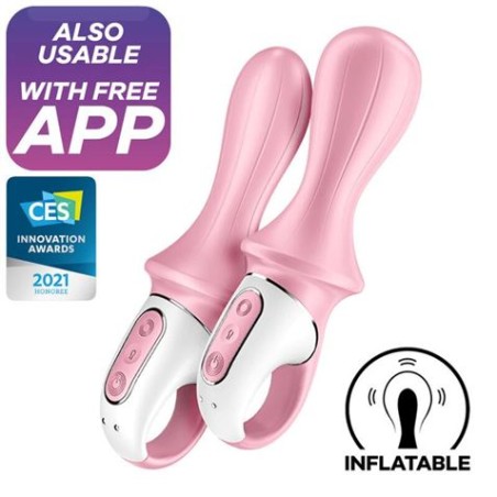 VIBRADOR ANAL AIR PUMP BOOTY 5 CON APP SATISFYER