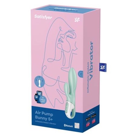 VIBRADOR AIR PUMP BUNNY 5 CON APP SATISFYER
