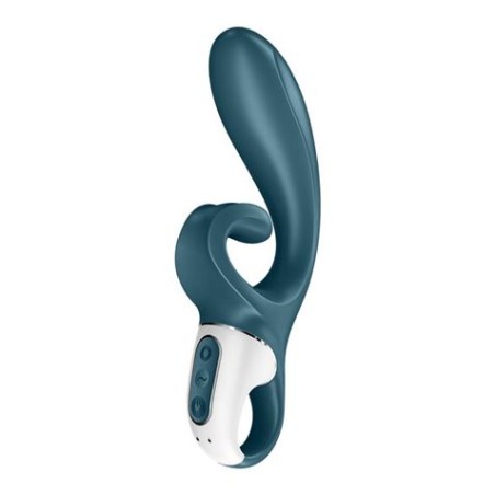 VIBRADOR HUG ME GRAYBLUE CON APP SATISFYER