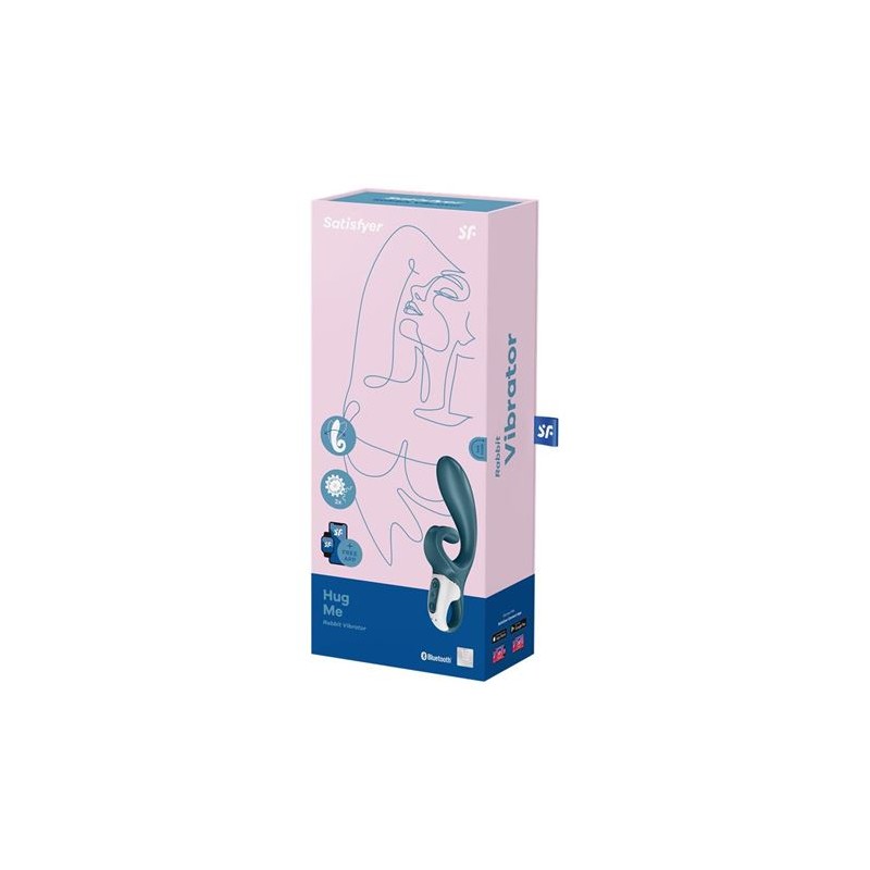 VIBRADOR HUG ME GRAYBLUE CON APP...