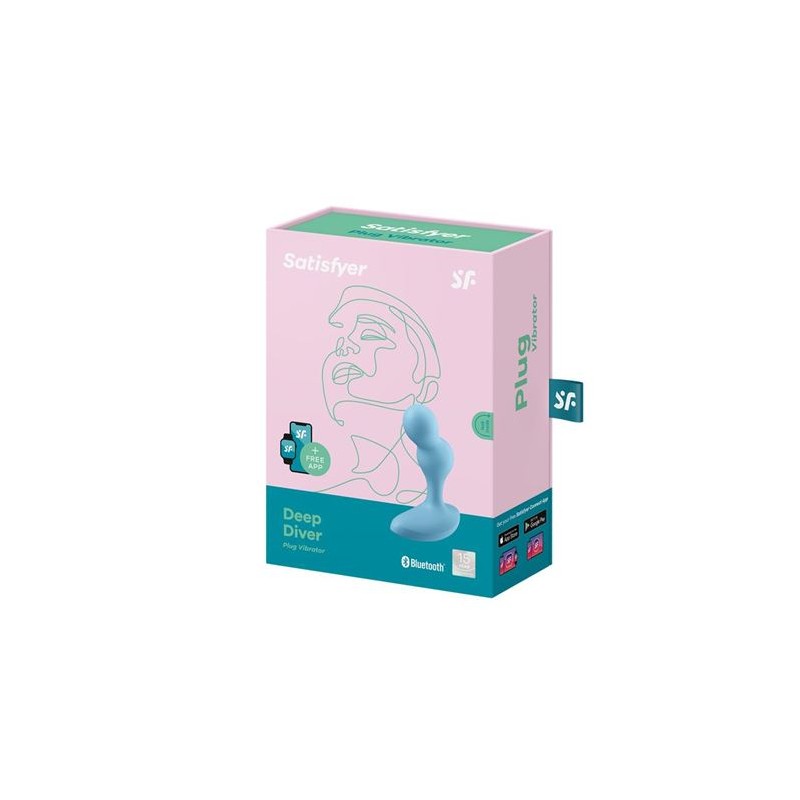PLUG ANAL CON VIBRACION DEEP DIVER...
