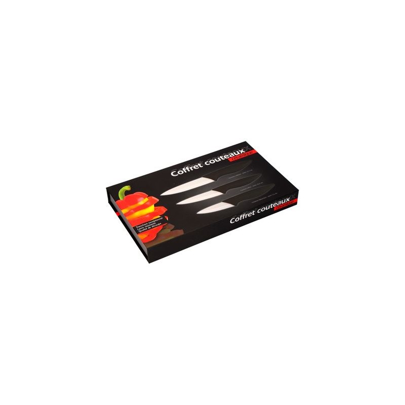 KIT ESTUCHE 3 CUCHILLOS CERAMICOS