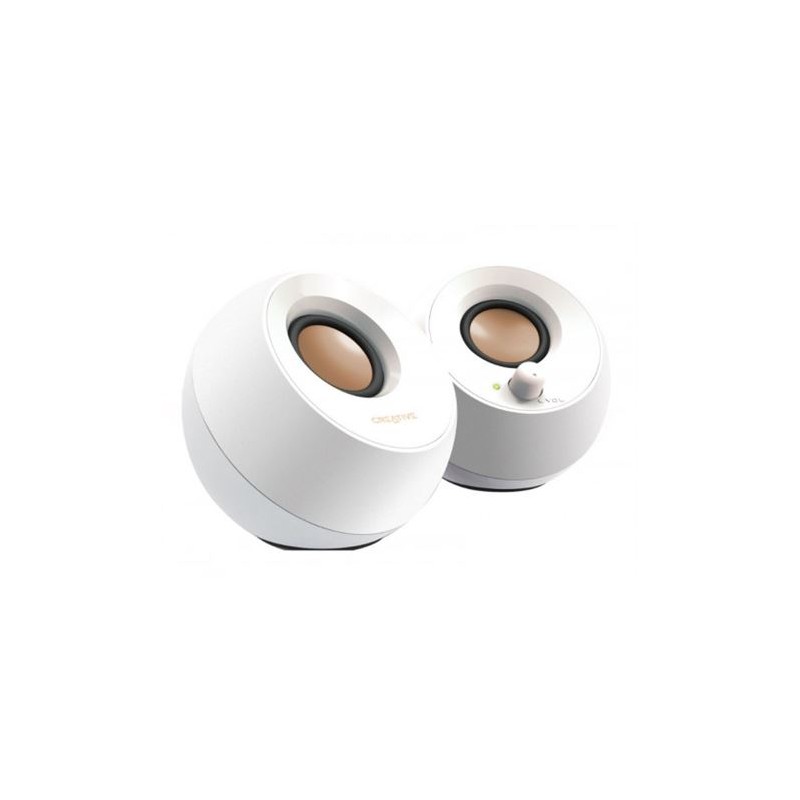 ALTAVOCES PC 2.0 PEBBLE USB BLANCOS...