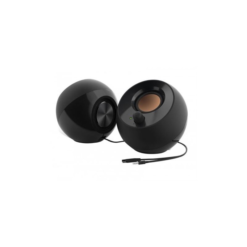 ALTAVOCES PC 2.0 PEBBLE USB NEGROS...