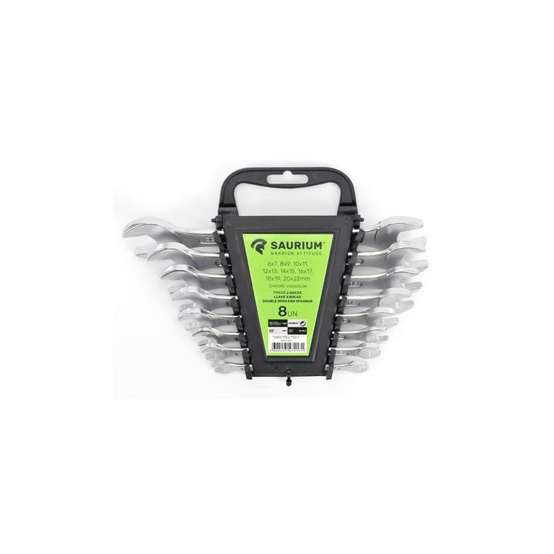 JUEGO LLAVES FIJAS CROMO VANADIO 8PCS...