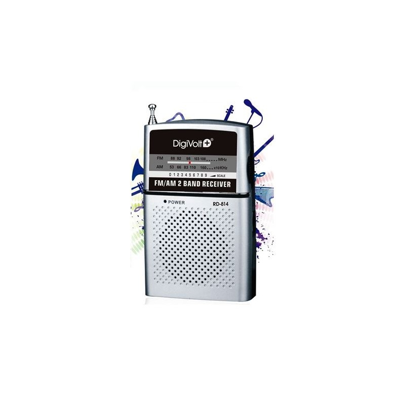 TRANSISTOR / RADIO AM/FM RD-814 DIGIVOLT