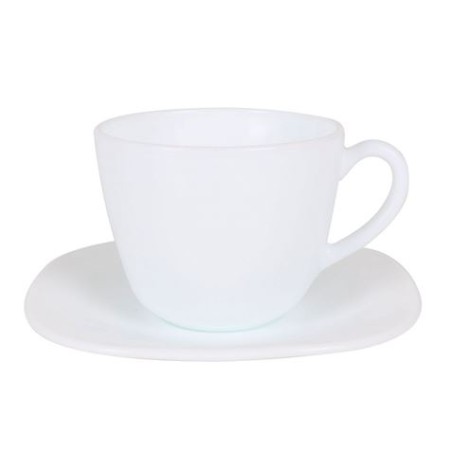 SET 6 TAZAS + 6 PLATOS CAFE OPAL PERCUTTI