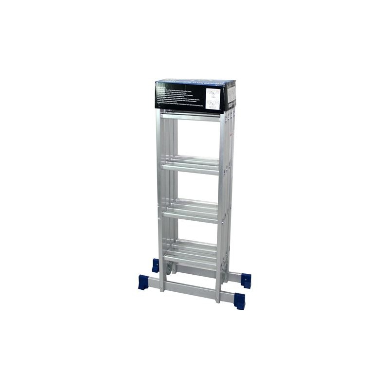 ESCALERA ALUMINIO ARTICULADA 4X4 MADER