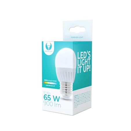 BOMBILLA LED G45 | 10W | 900LM | E27 | LUZ FRIA | FOREVER - RTV003471