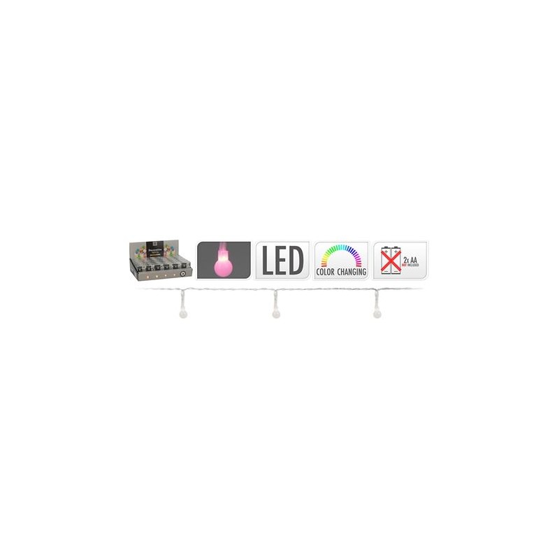 GUIRNALDA A PILAS RGB 20 LEDS...