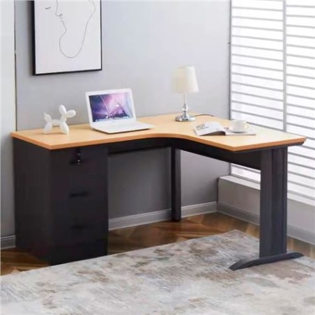 MESA DE ESCRITORIO MS900 140X120X75CM L IZQUIERDA + CAJONERA MUVIP