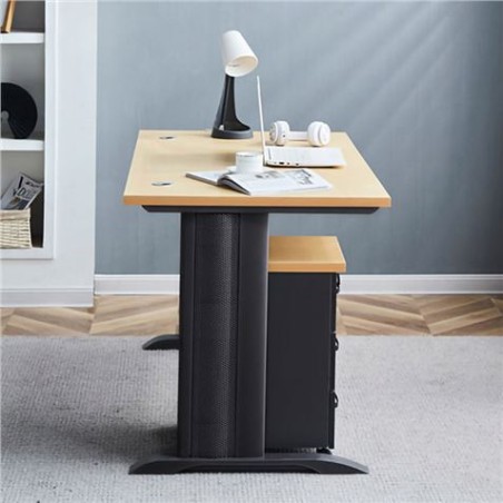 MESA DE ESCRITORIO MS700 140X70X75CM + CAJONERA MUVIP