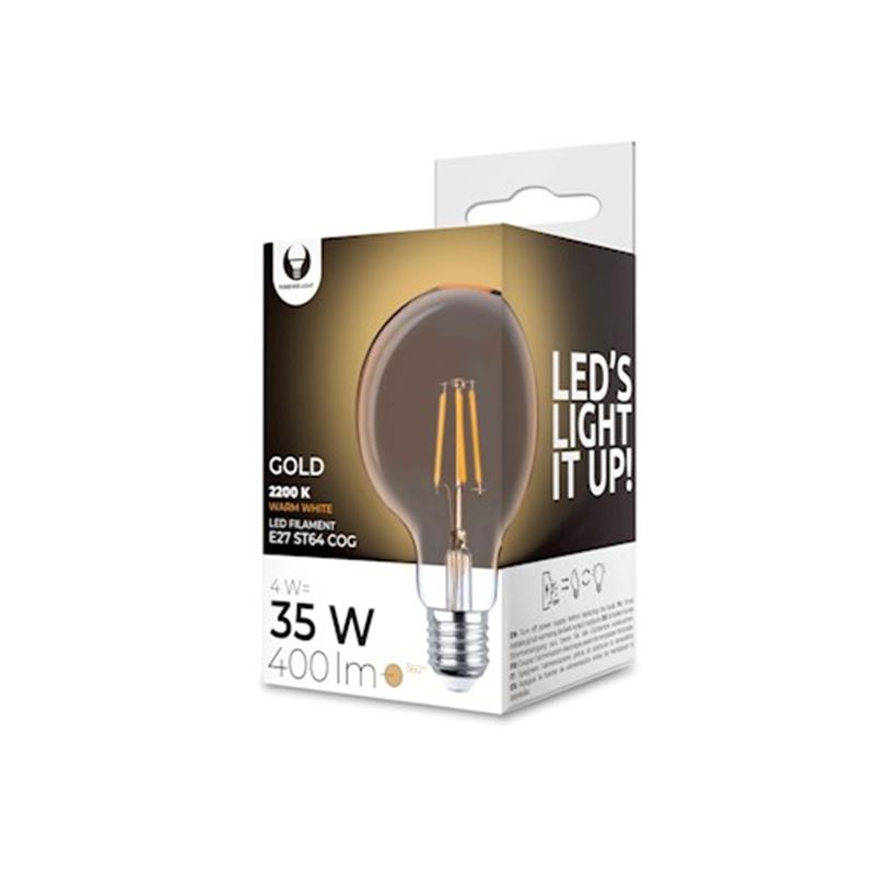 BOMBILLA LED RETRO E27 4W 400 LUMEN LUZ CALIDA FOREVER - RTV0100011