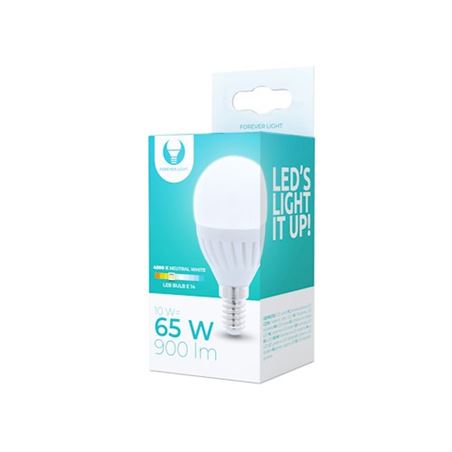 BOMBILLA LED G45 | 10W | 900LM | E14 | LUZ BLANCA | FOREVER - RTV003450