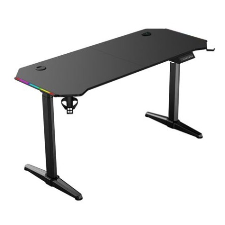 MESA GAMING PRO1600 XL MOTORIZADA FIBRA CARBONO | LUZ RGB SOUND MUVIP