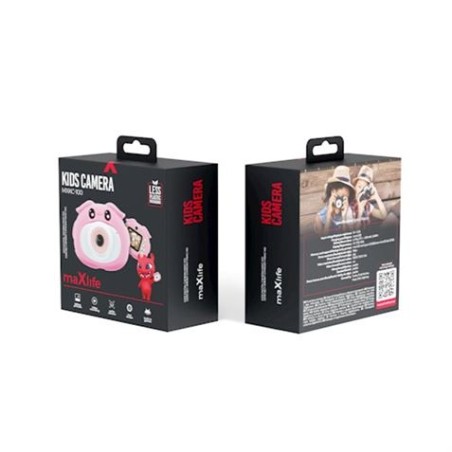 CAMARA INFANTIL CON JUEGOS MXKC-100 ROSA MAXLIFE