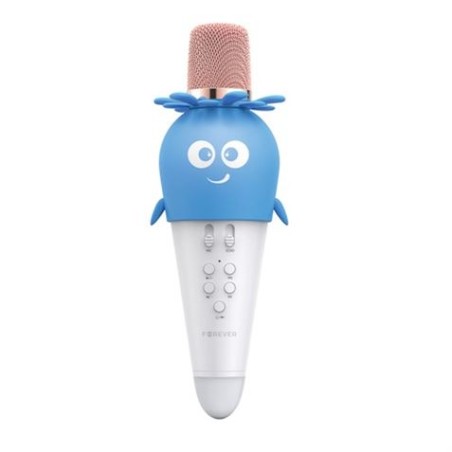 MICROFONO KARAOKE BLUETOOTH AMS-200 AZUL FOREVER