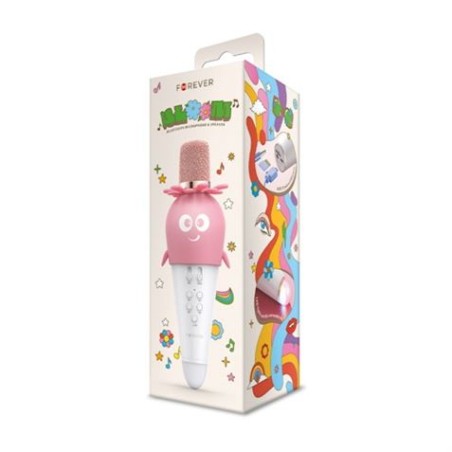 MICROFONO KARAOKE BLUETOOTH AMS-200 ROSA FOREVER