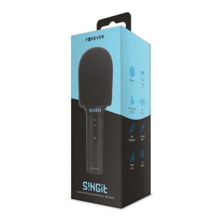 MICROFONO KARAOKE BLUETOOTH BMS-500 NEGRO FOREVER