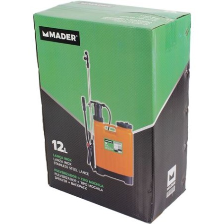SULFATADORA DE ESPALDA MANUAL 12 LITROS MADER