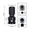 ADAPTADOR PARA LLAVES DE VASO DE IMPACTO DE 1/2" A 1/4" BLIM