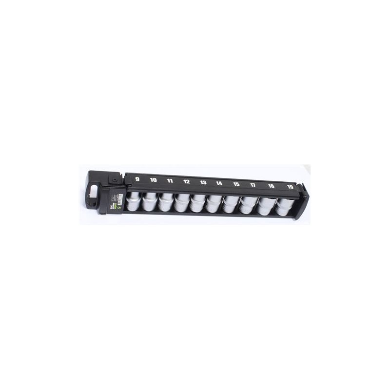 JUEGO DE VASOS 1/2" CRV 10 PCS MAC POWER