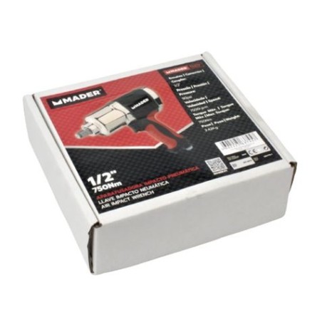 LLAVE DE IMPACTO NEUMATICA 1/2" 750Nm MADER