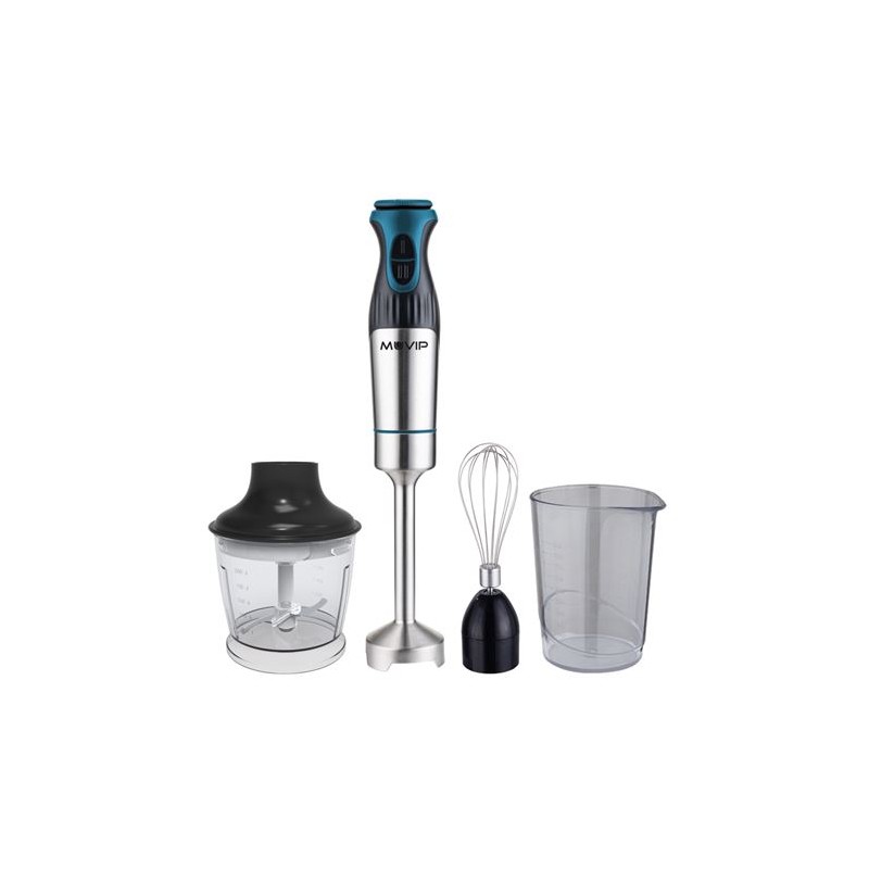 BATIDORA DE MANO INOX 1200W +...