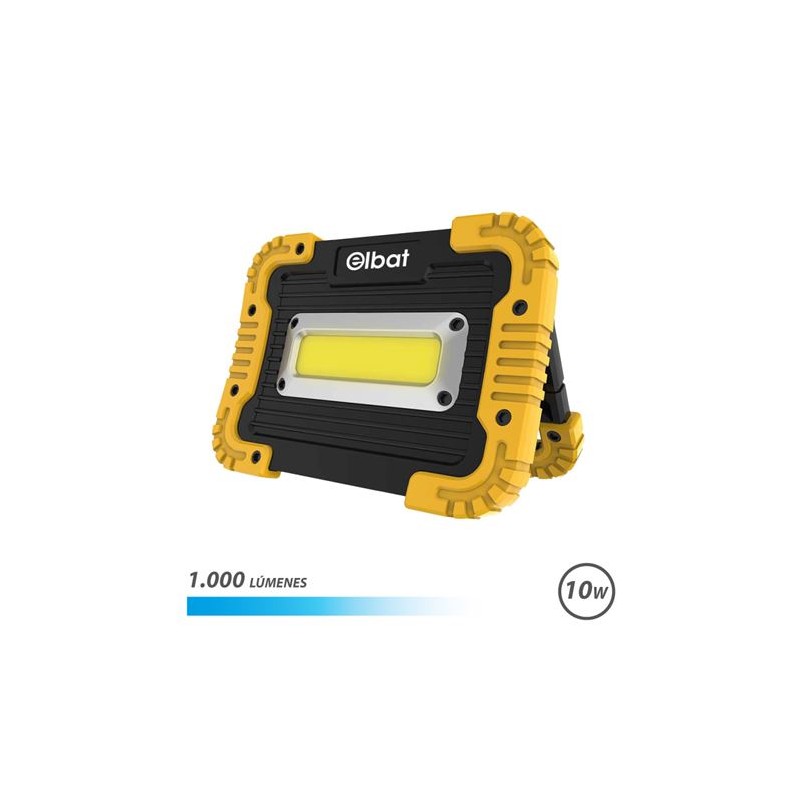 FOCO LED RECARGABLE 10W 1000LM LUZ...