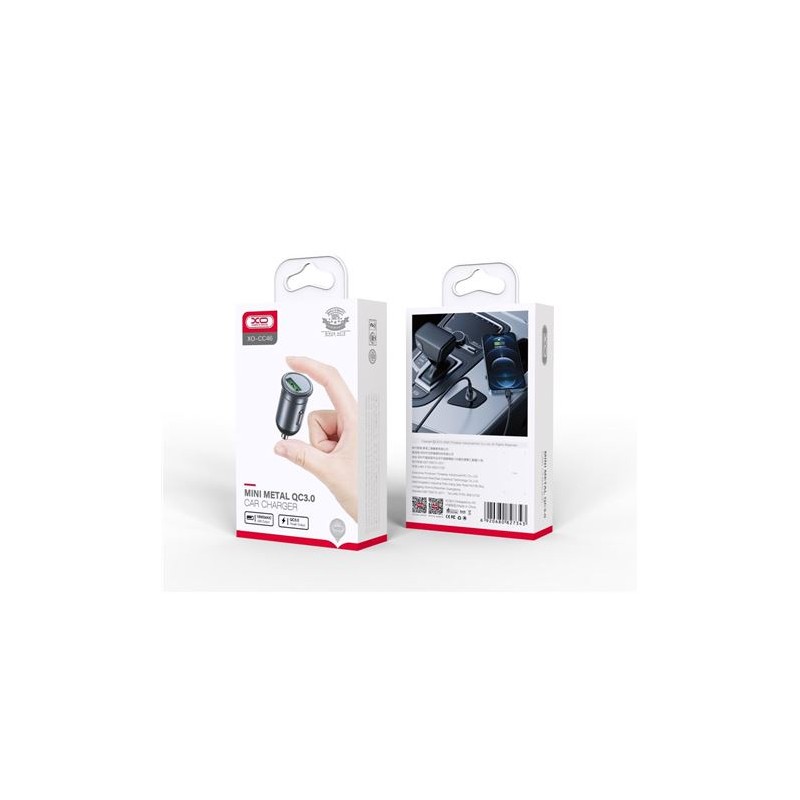 CARGADOR MECHERO CC46 QC 3.0 18W XO