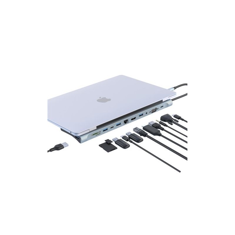 ADAPTADOR TIPO C HUB010 12 EN 1 XO