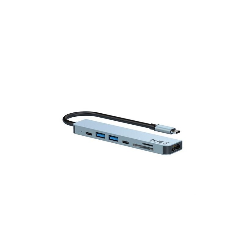 ADAPTADOR TIPO C HUB008 7 EN 1 XO