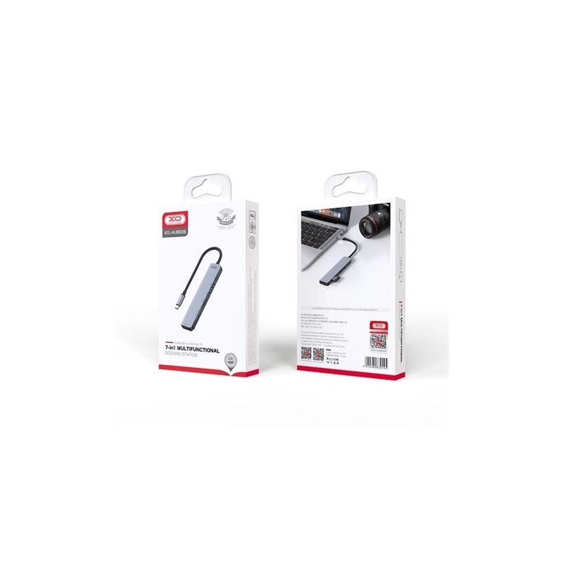 ADAPTADOR TIPO C HUB008 7 EN 1 XO