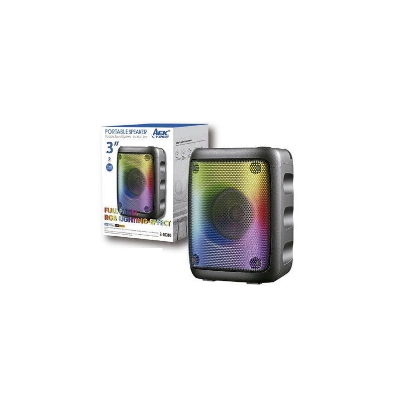 ALTAVOZ BLUETOOTH 3" RGB | TWS | SD |...