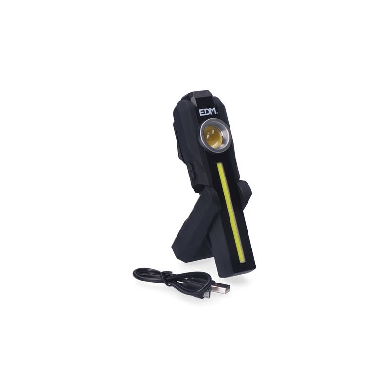 LINTERNA TALLER REDONDA CON IMAN LED...