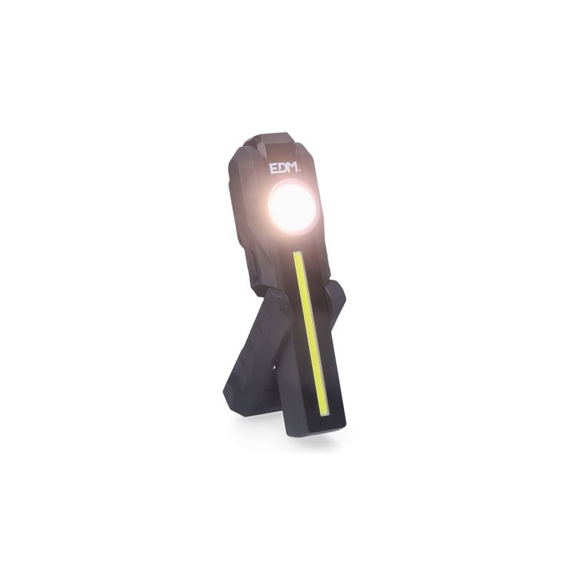 LINTERNA TALLER REDONDA CON IMAN LED...