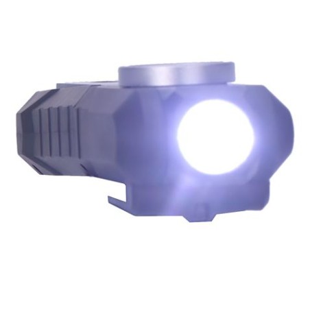 LINTERNA TALLER REDONDA CON IMAN LED 200+200+50 LUMEN
