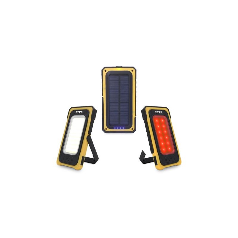 LINTERNA LED SOLAR RECARGABLE 10W COB...