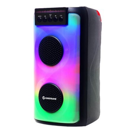 ALTAVOZ BLUETOOTH PARTY BOOM A370 2X3" 50W | 1 X MICROFONO COOLSOUND