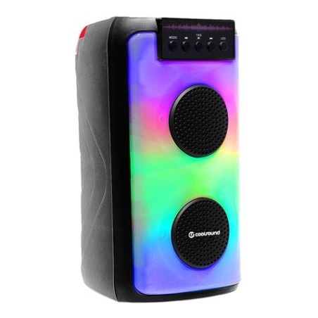 ALTAVOZ BLUETOOTH PARTY BOOM A370 2X3" 50W | 1 X MICROFONO COOLSOUND