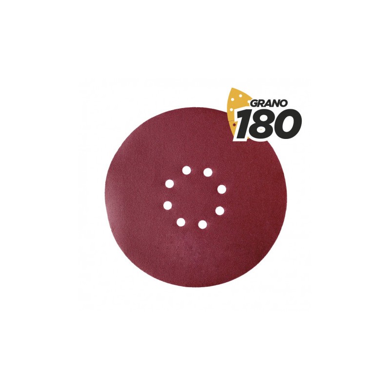 PACK 5 LIJAS REDONDAS GR180 VELCRO...